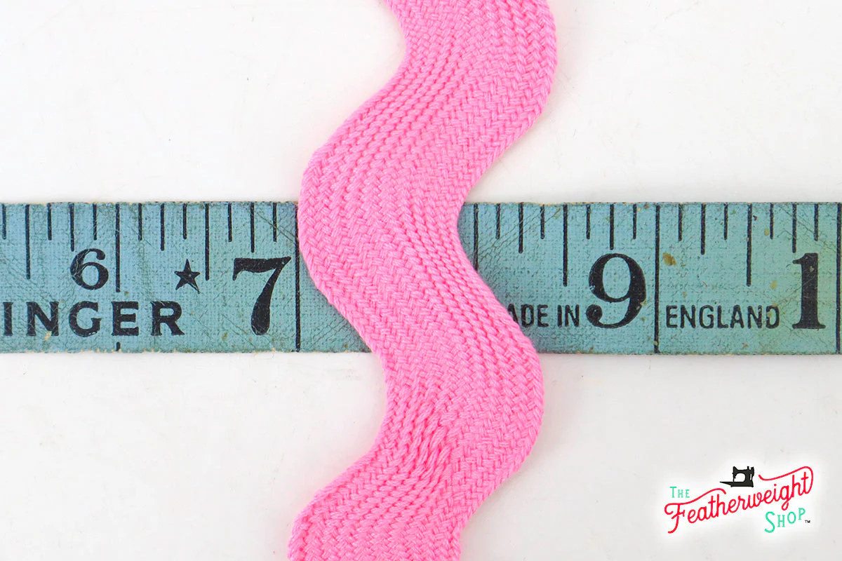 1 3/8" Inch JUMBO RIC RAC - PINK (by the yard) - Image 2