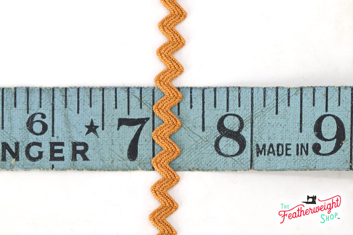 1/4" Inch Cider VINTAGE TRIM RIC RAC by Lori Holt (by the yard) - Image 2