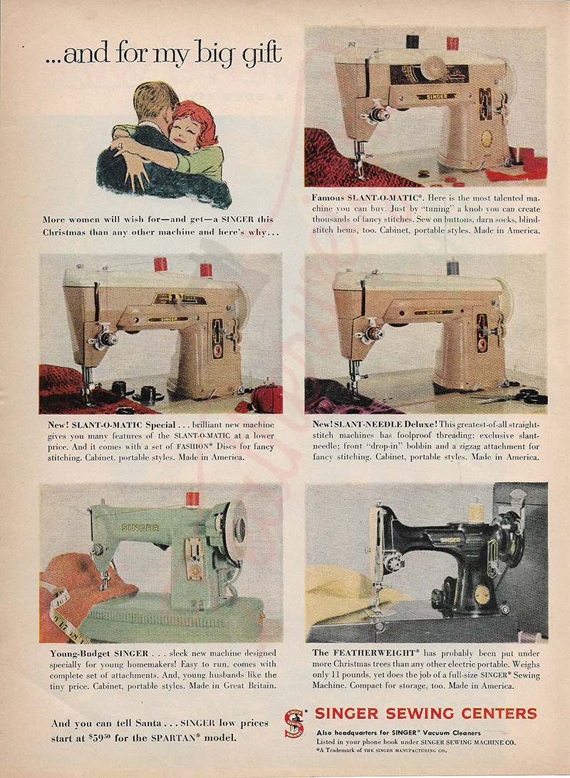 Advertisement, Rare Featuring the Singer Featherweight - (Vintage Original) - Image 20