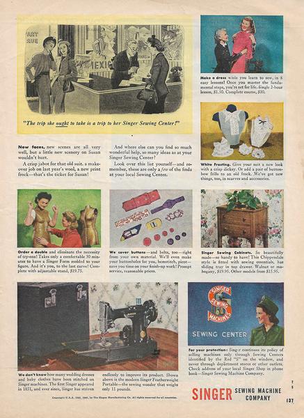 Advertisement, Rare Featuring the Singer Featherweight - (Vintage Original) - Image 30