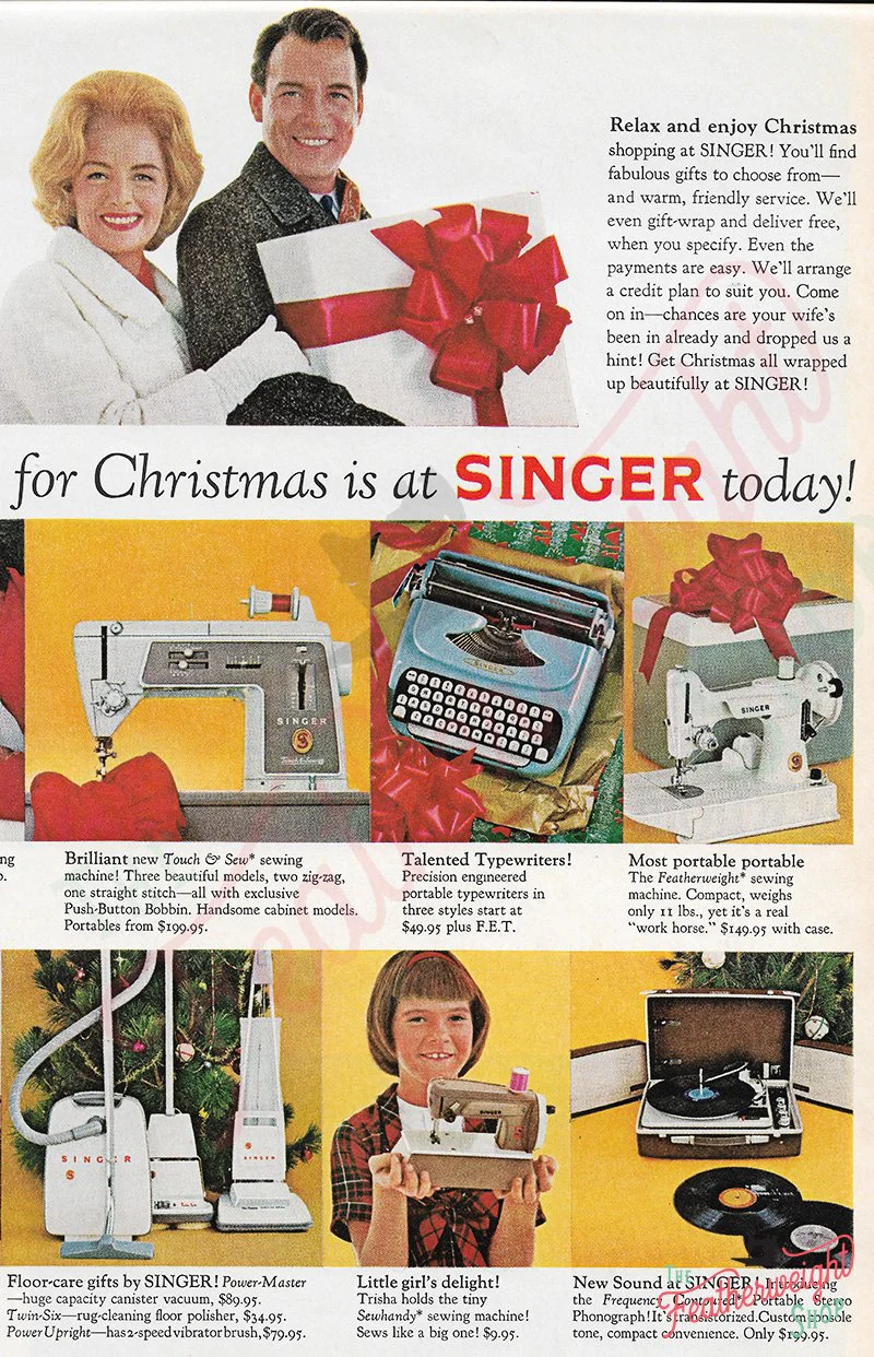 Advertisement, Rare Featuring the Singer Featherweight - (Vintage Original) - Image 6