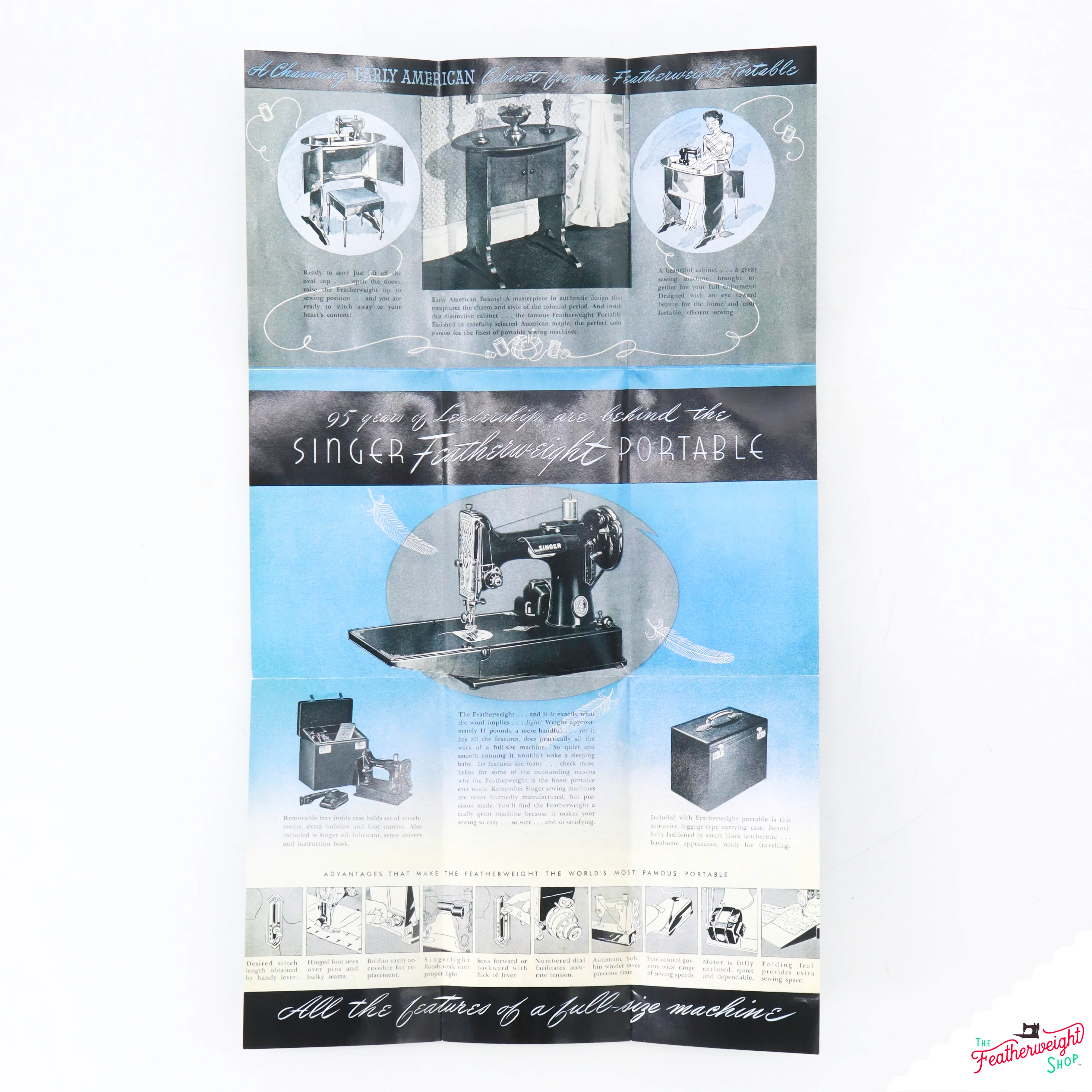 Advertisement Leaflets, Replica Featuring the Singer Featherweight - Image 3