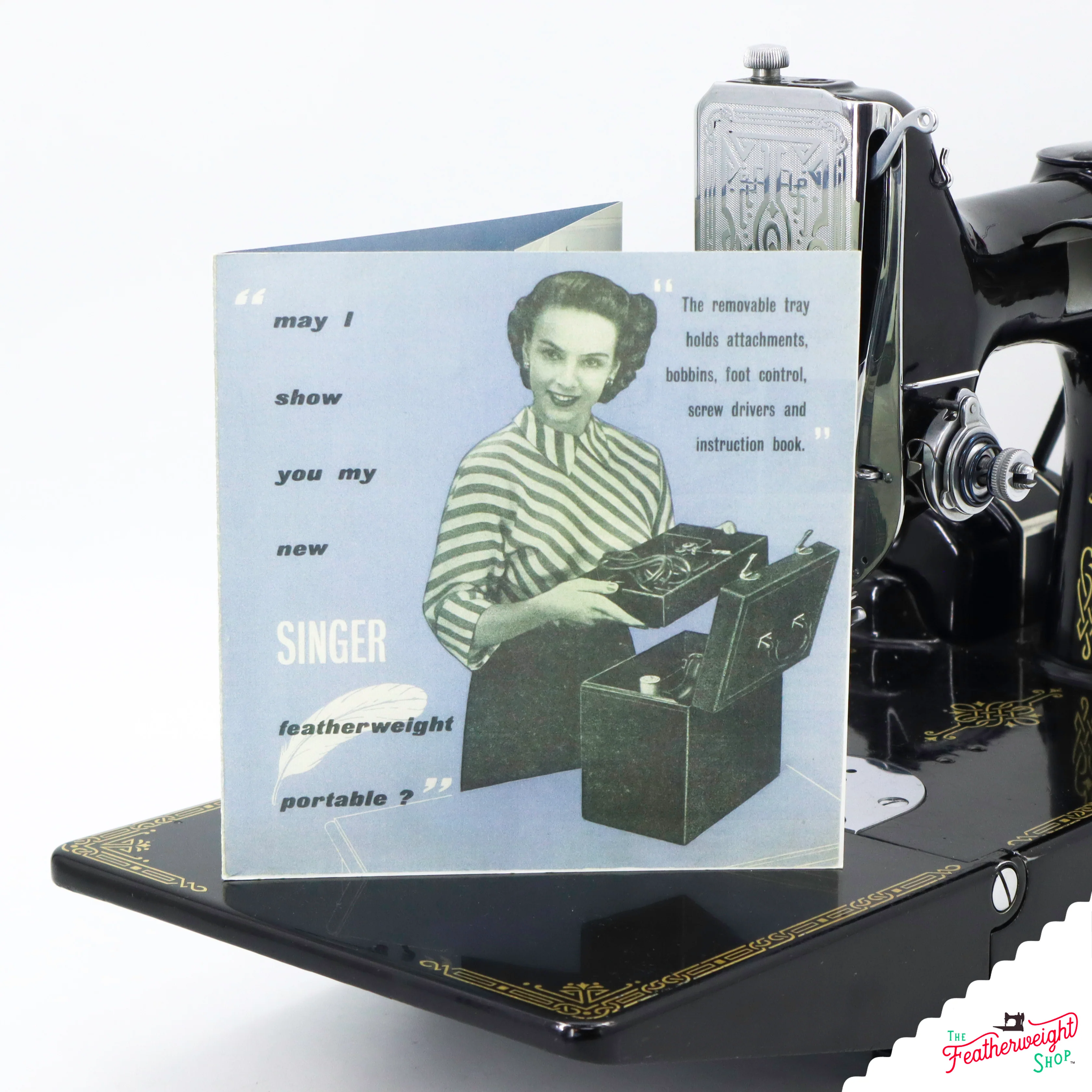 Advertisement Leaflets, Replica Featuring the Singer Featherweight - Image 8
