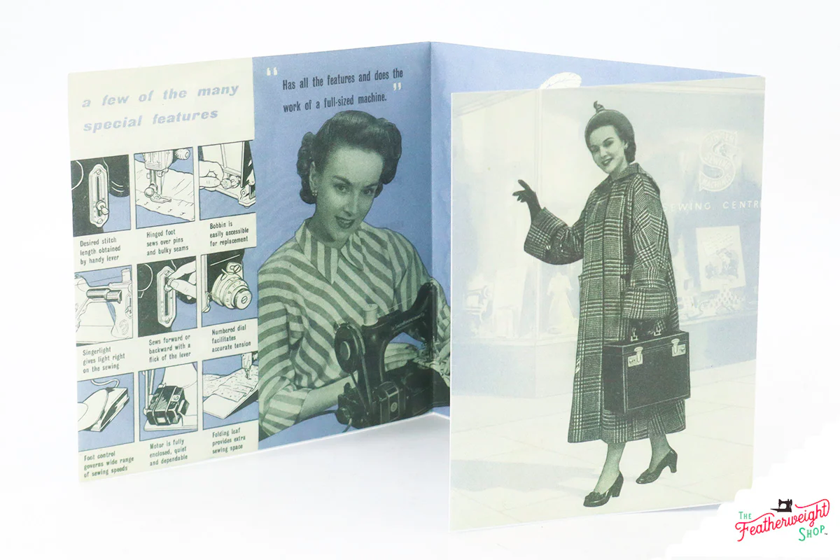 Advertisement Leaflets, Replica Featuring the Singer Featherweight - Image 9
