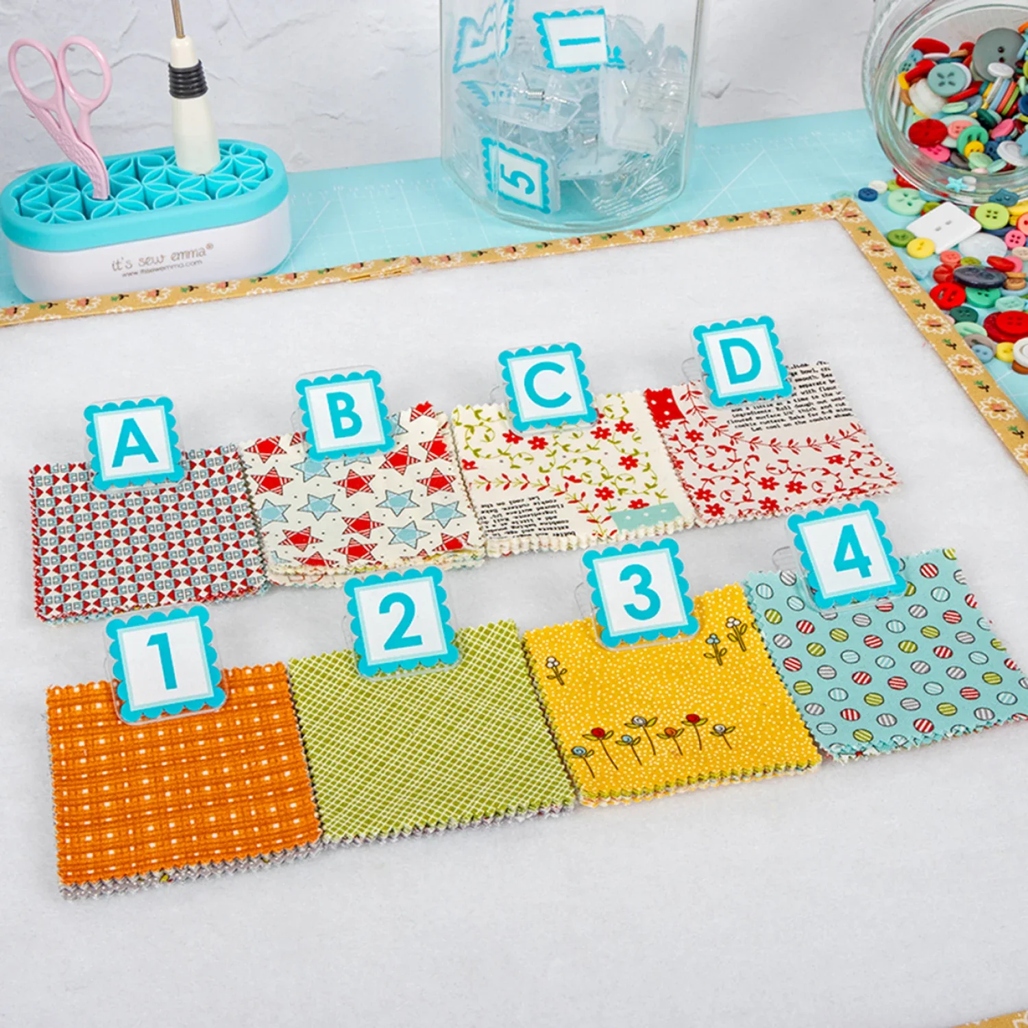 AlphaClippies - Alphabet & Number Tag CLIPS by It's Sew Emma - Image 2
