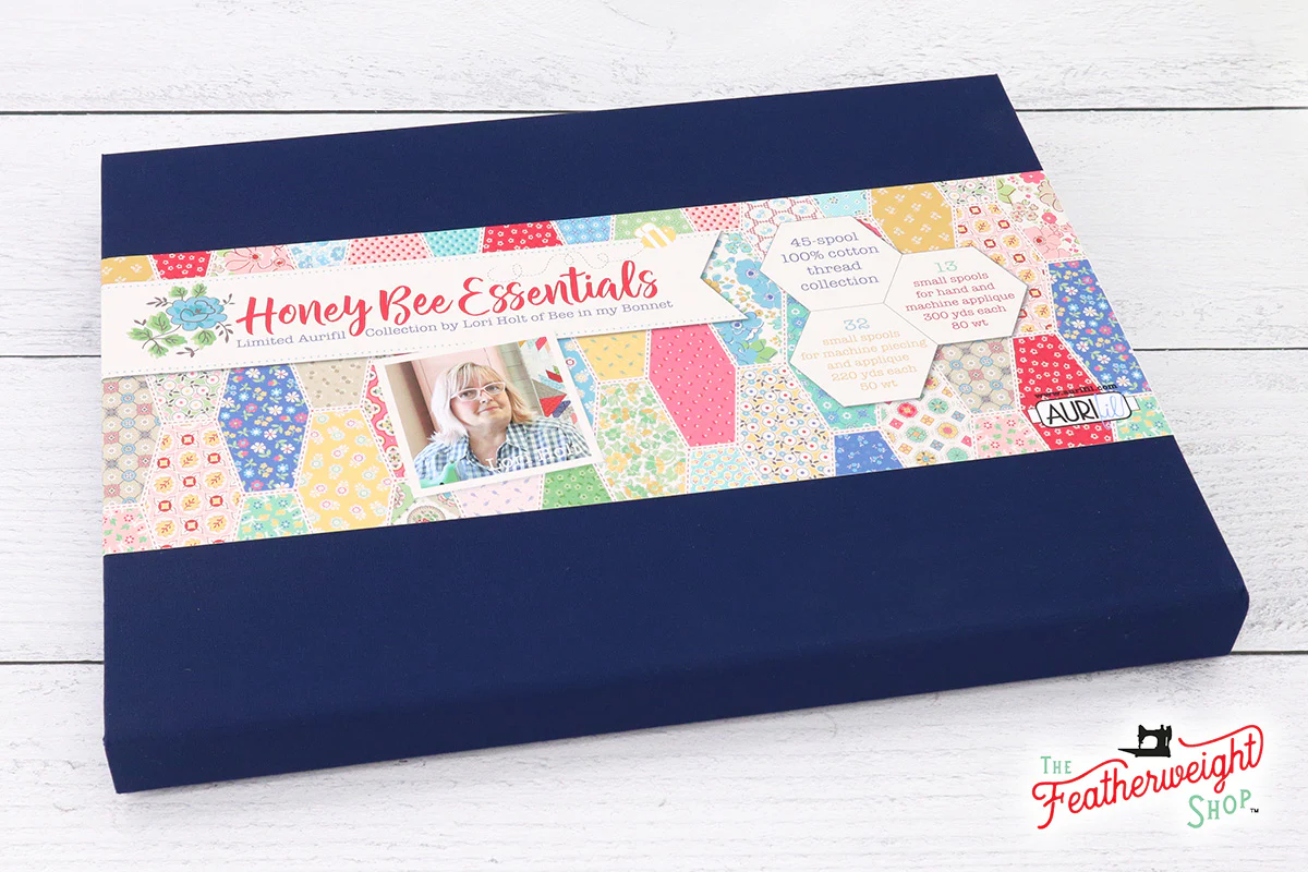 AURIFIL Thread Collection, HONEY BEE ESSENTIALS 45-Spools for Piecing & Applique by Lori Holt - Image 3