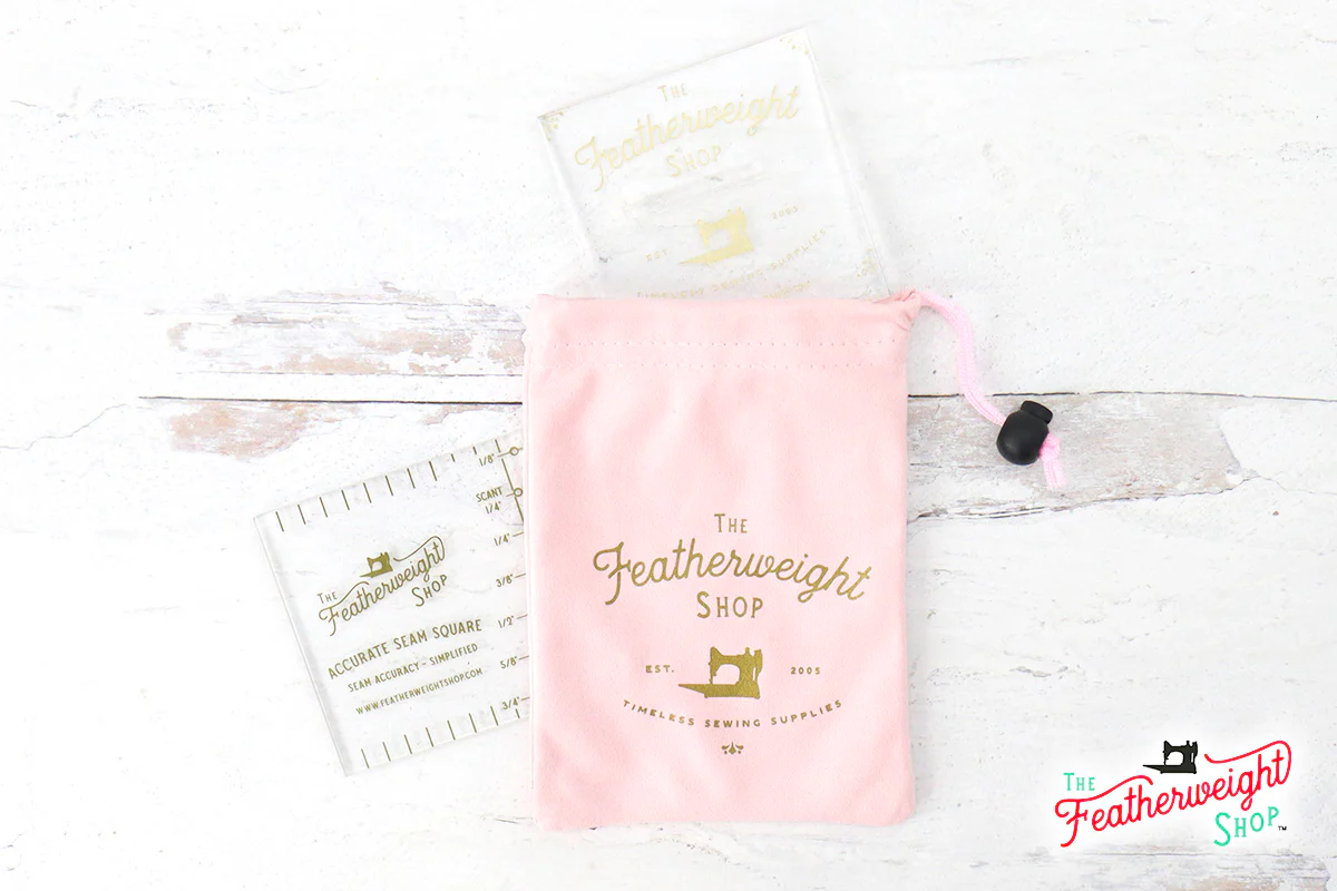 Bag, Drawstring POCKET (PINK) for Seam Guide and Square - Image 2