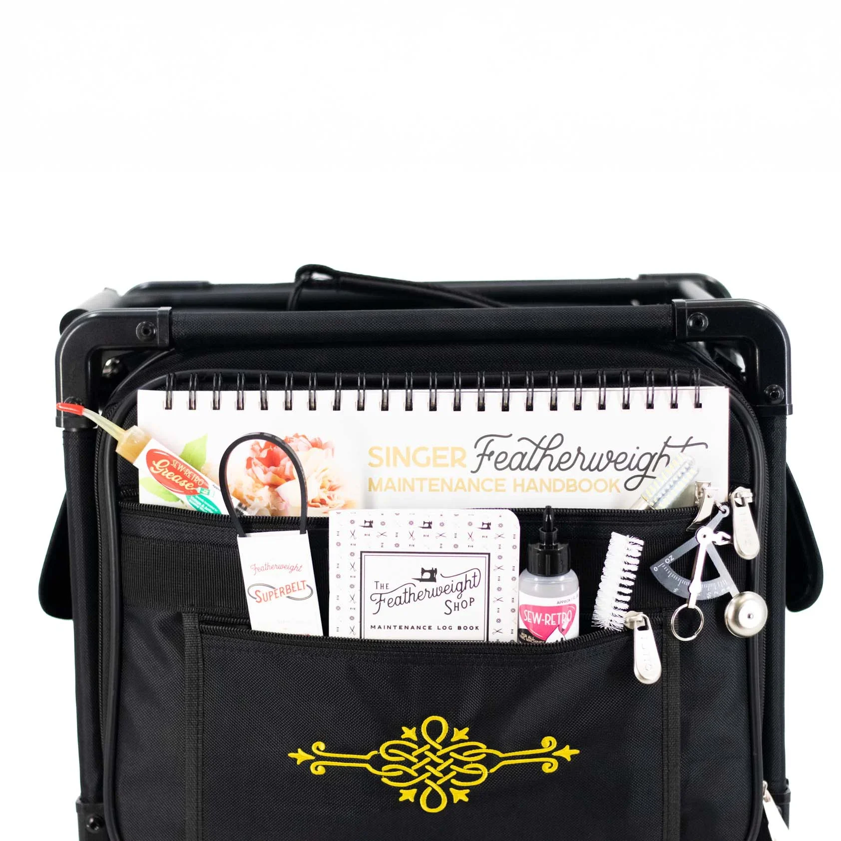 BAG, Featherweight Flyer Rolling Tote by Tutto fits Singer Featherweight 221 & 222 - Image 9