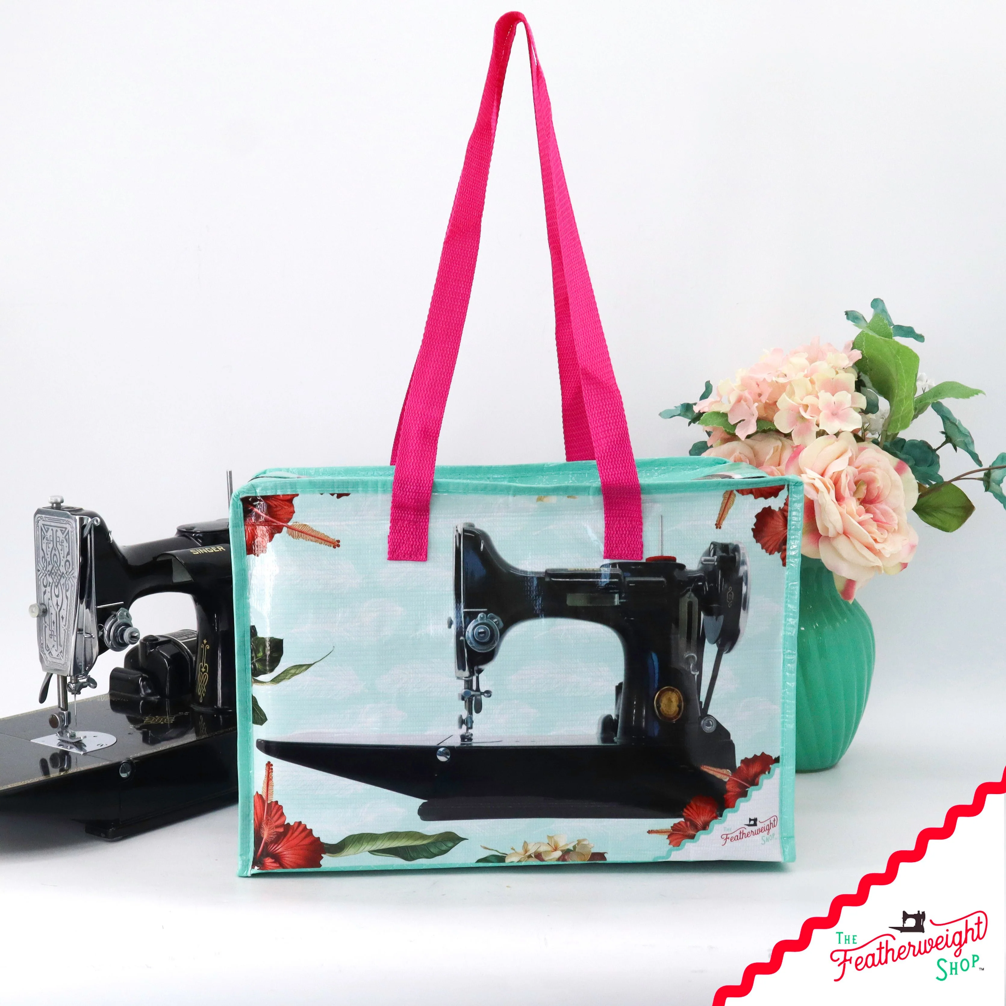 Bag, HIBISCUS Featherweight Shopping Bag - Image 6