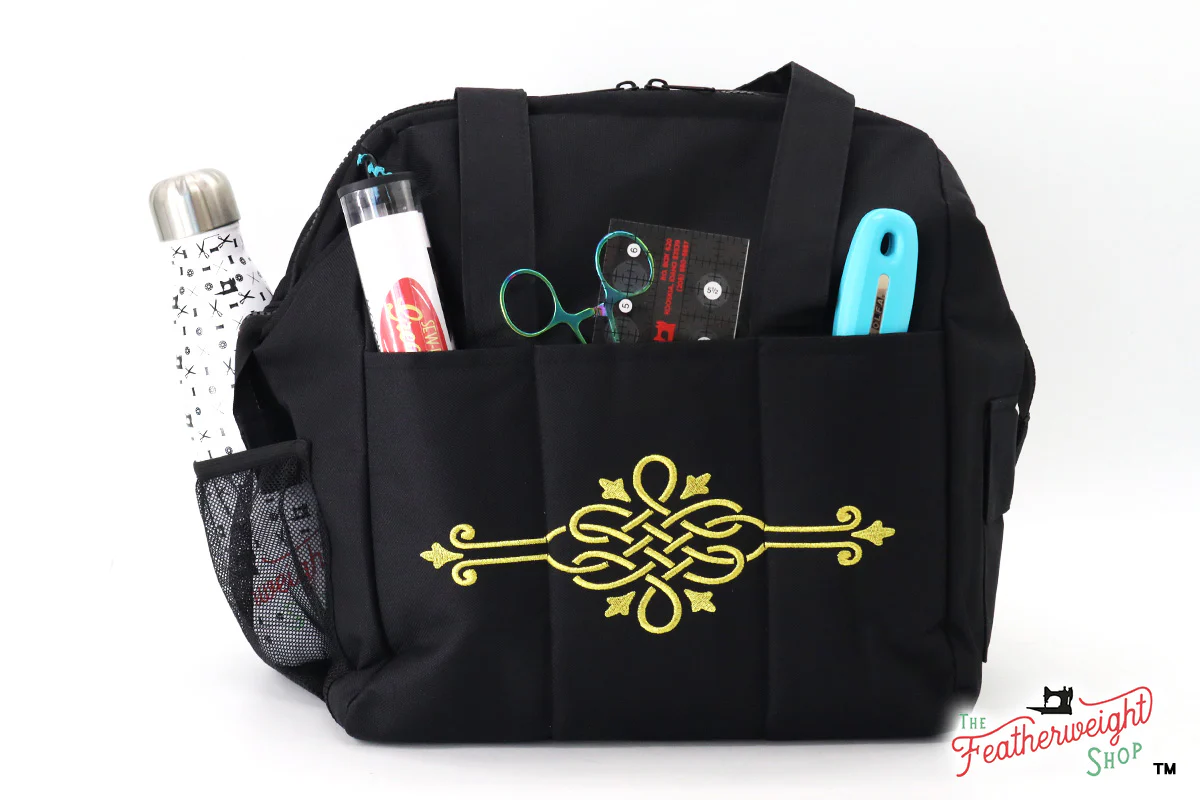 BAG, Padded TRAVEL fits Singer Featherweight 221 & 222 - BLACK - Image 12
