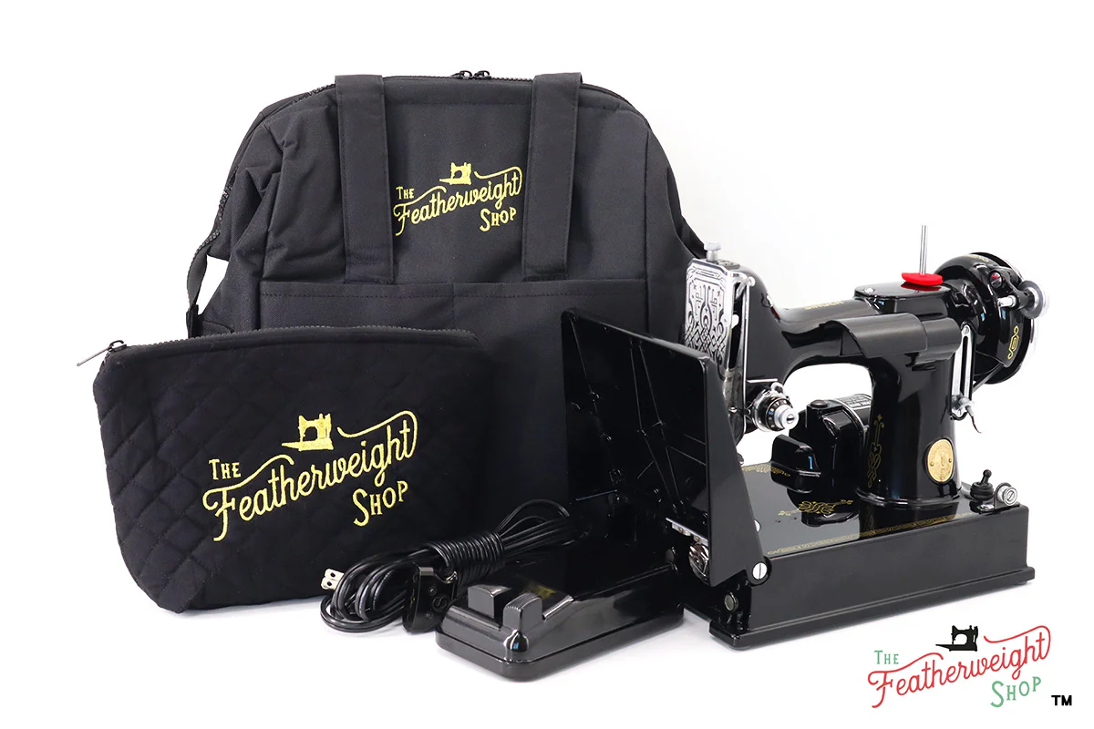 BAG, Padded TRAVEL fits Singer Featherweight 221 & 222 - BLACK - Image 4