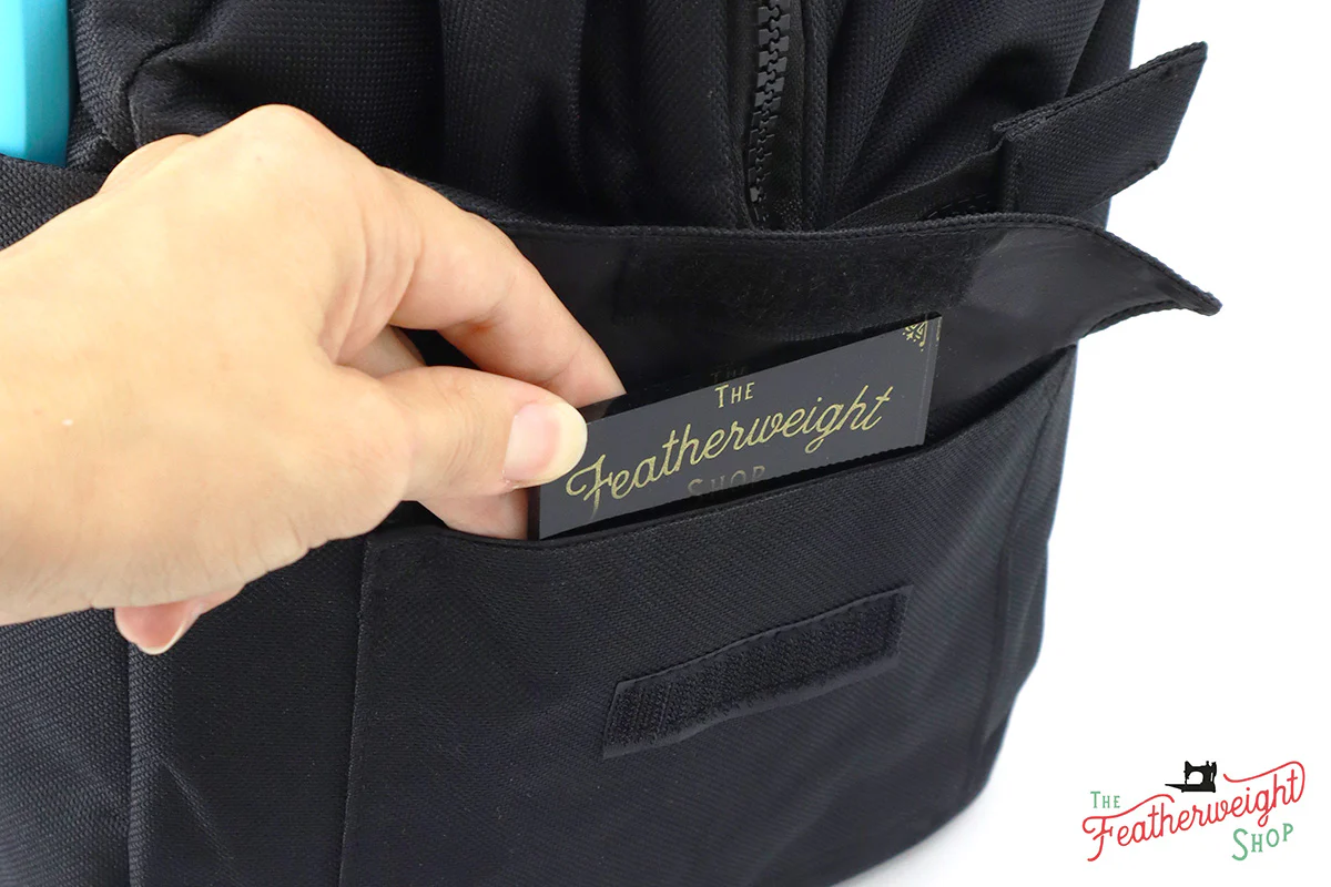 BAG, Padded TRAVEL fits Singer Featherweight 221 & 222 - BLACK - Image 7