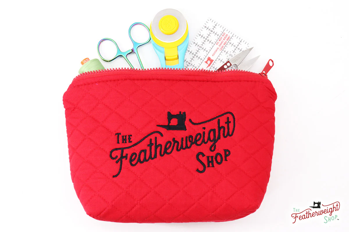 BAG, Padded TRAVEL fits Singer Featherweight 221 & 222 - RED - Image 10