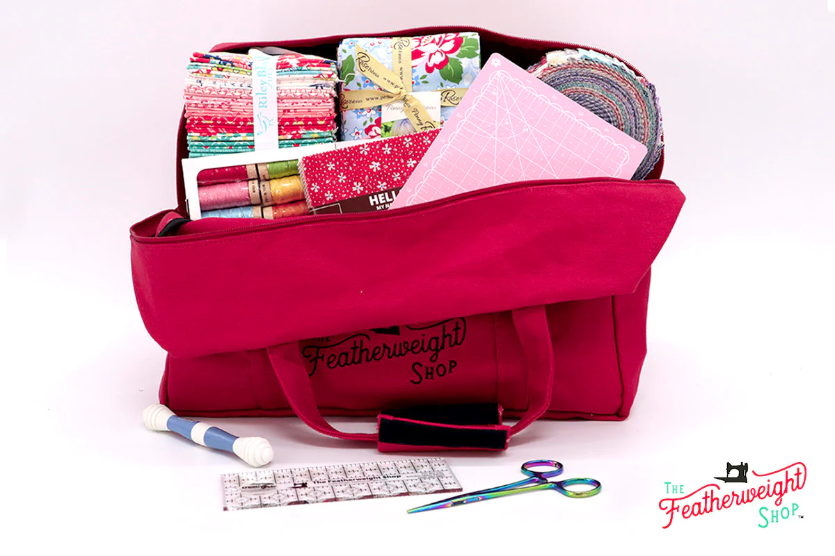 BAG, Tote for Featherweight Case or Tools & Accessories - RED - Image 6