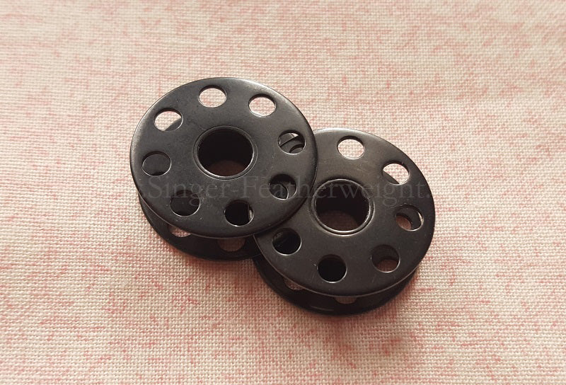 Bobbins, Singer Featherweight BLACKSIDE set of 2, (Vintage Original)