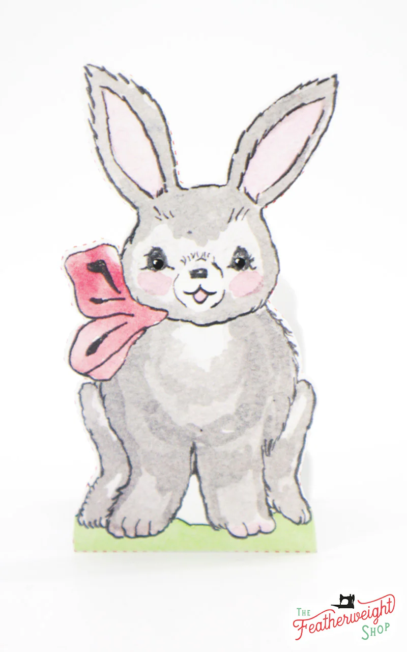 Postcard Spool Pet, Bobbins the Bunny (Bundle of 5) - Image 4