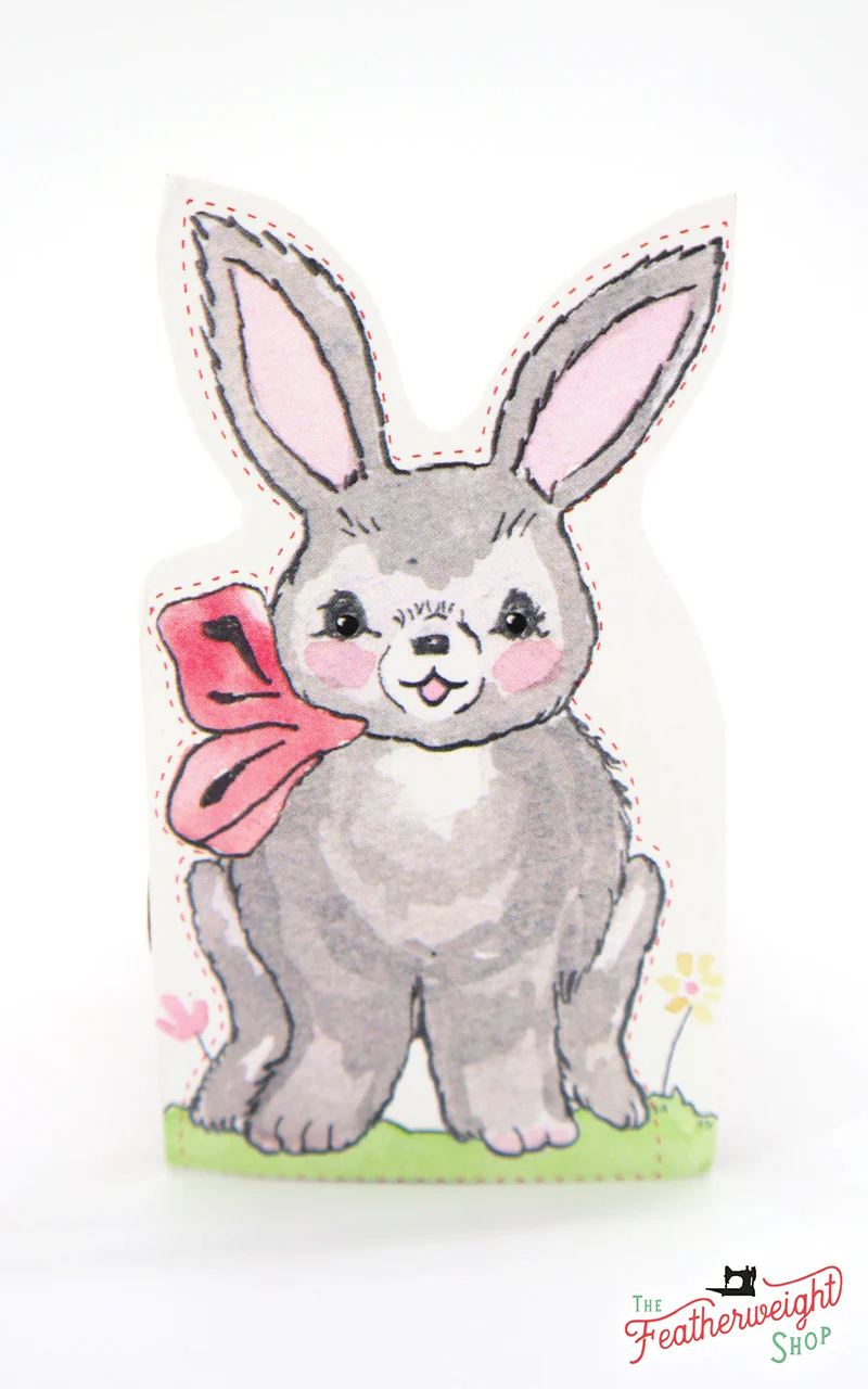 Postcard Spool Pet, Bobbins the Bunny (Bundle of 5) - Image 5