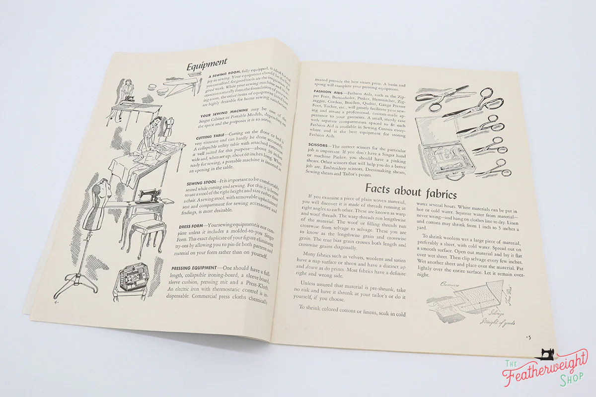 Book, Singer Dressmaking Guide (Vintage Original) - Image 2