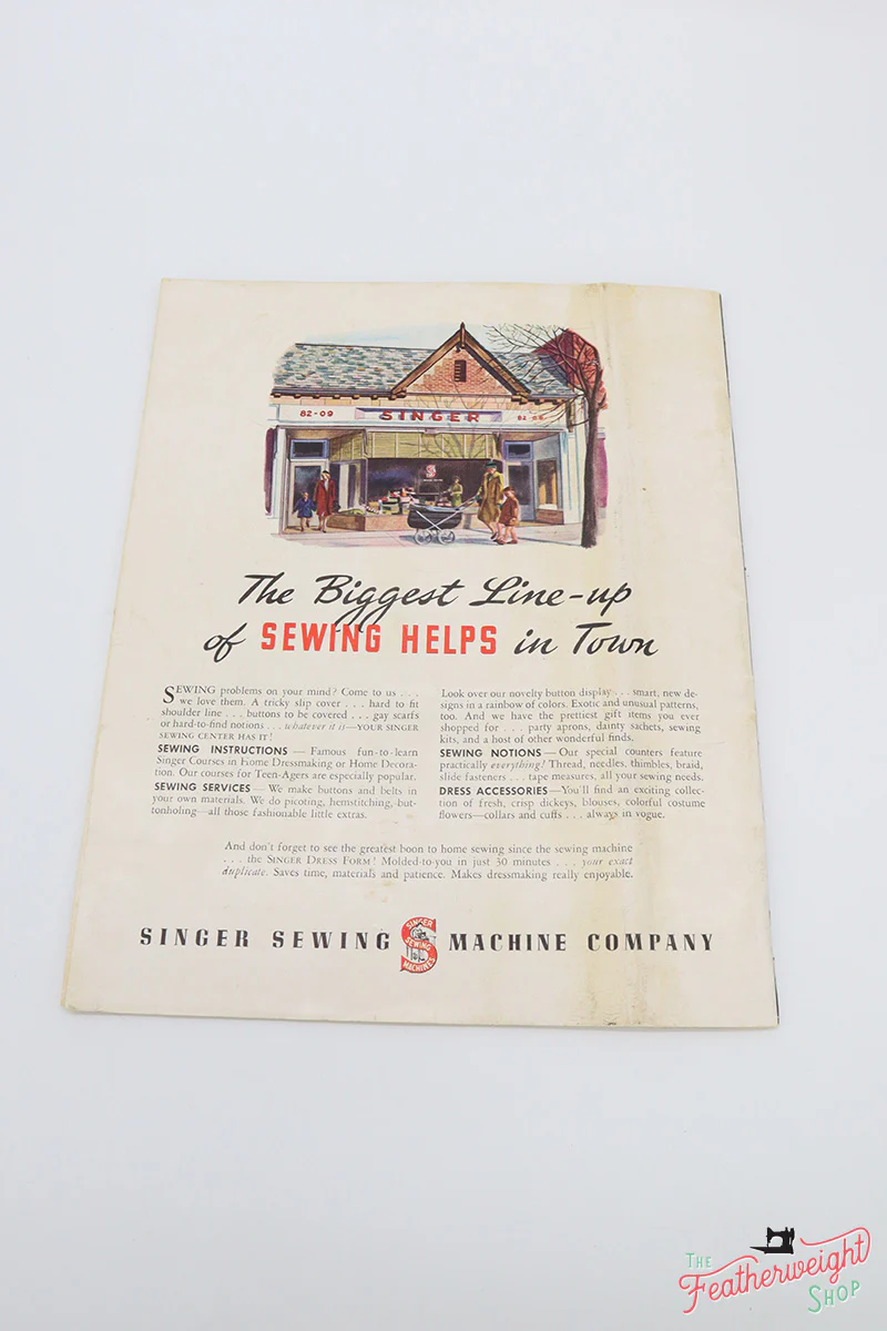 Book, Singer Dressmaking Guide (Vintage Original) - Image 3