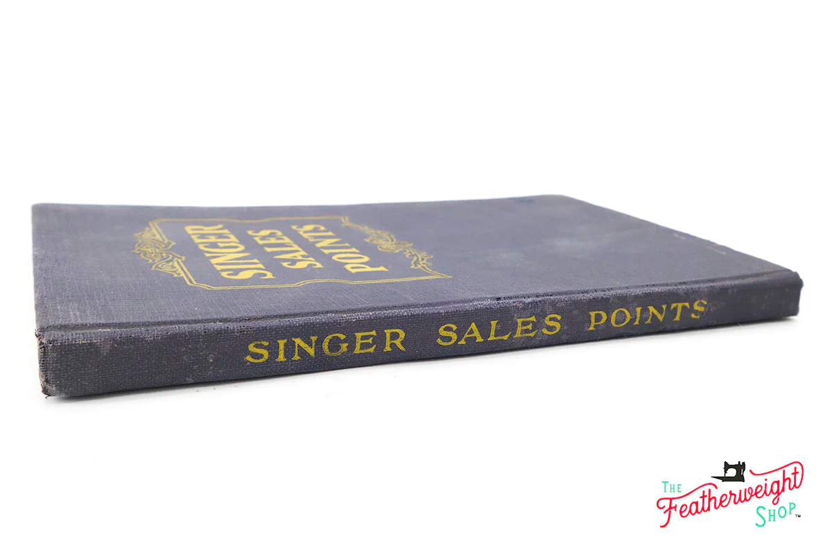 Book, Singer Sales Points, (Vintage Original) - RARE - Image 2