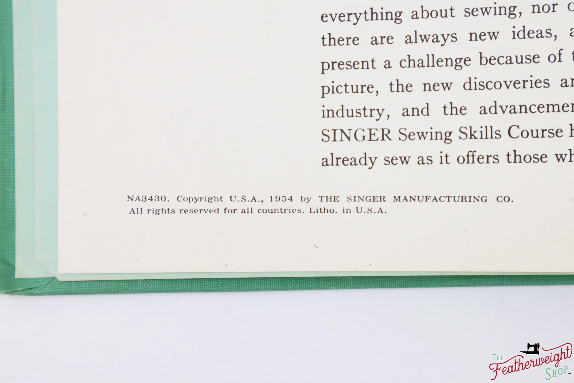 Book, Singer Sewing Skills Reference Book - Vintage Original - Image 3