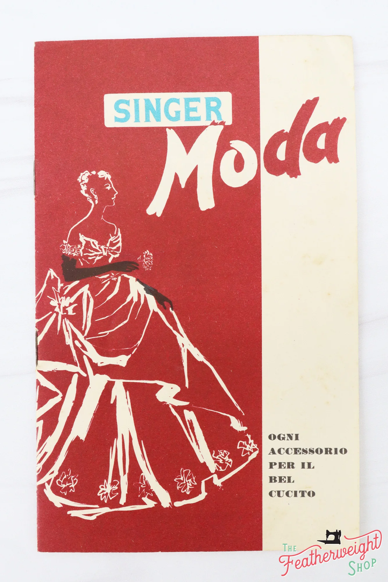 Booklet, Italian Moda (Fashion) - (Vintage Singer) - RARE