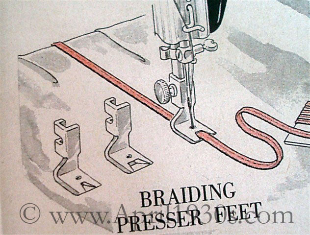 Braiding Presser Foot, Singer (Vintage Original) - Image 16