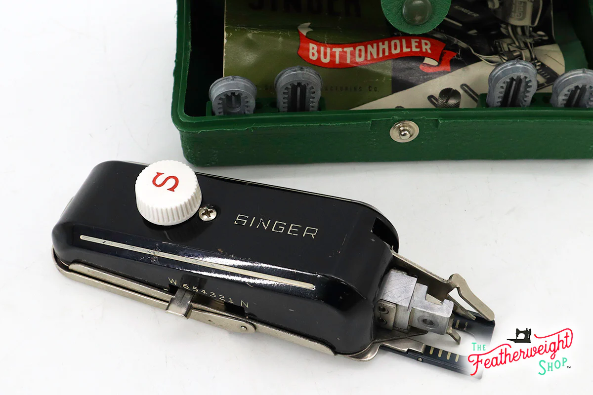 Buttonholer Attachment, Singer (Vintage Original) - LOW SHANK - Image 3