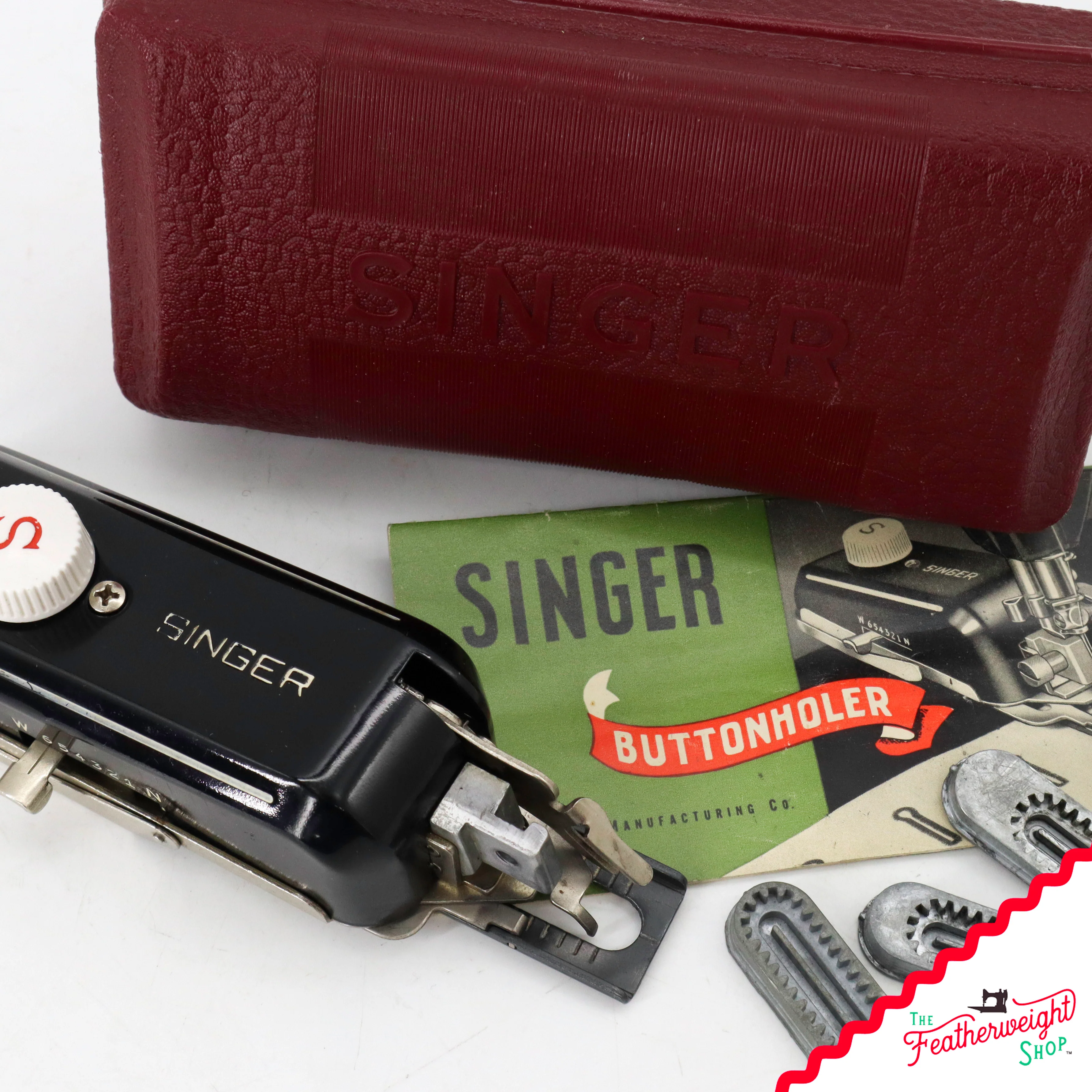 Buttonholer Attachment, Singer (Vintage Original) - SLANT SHANK