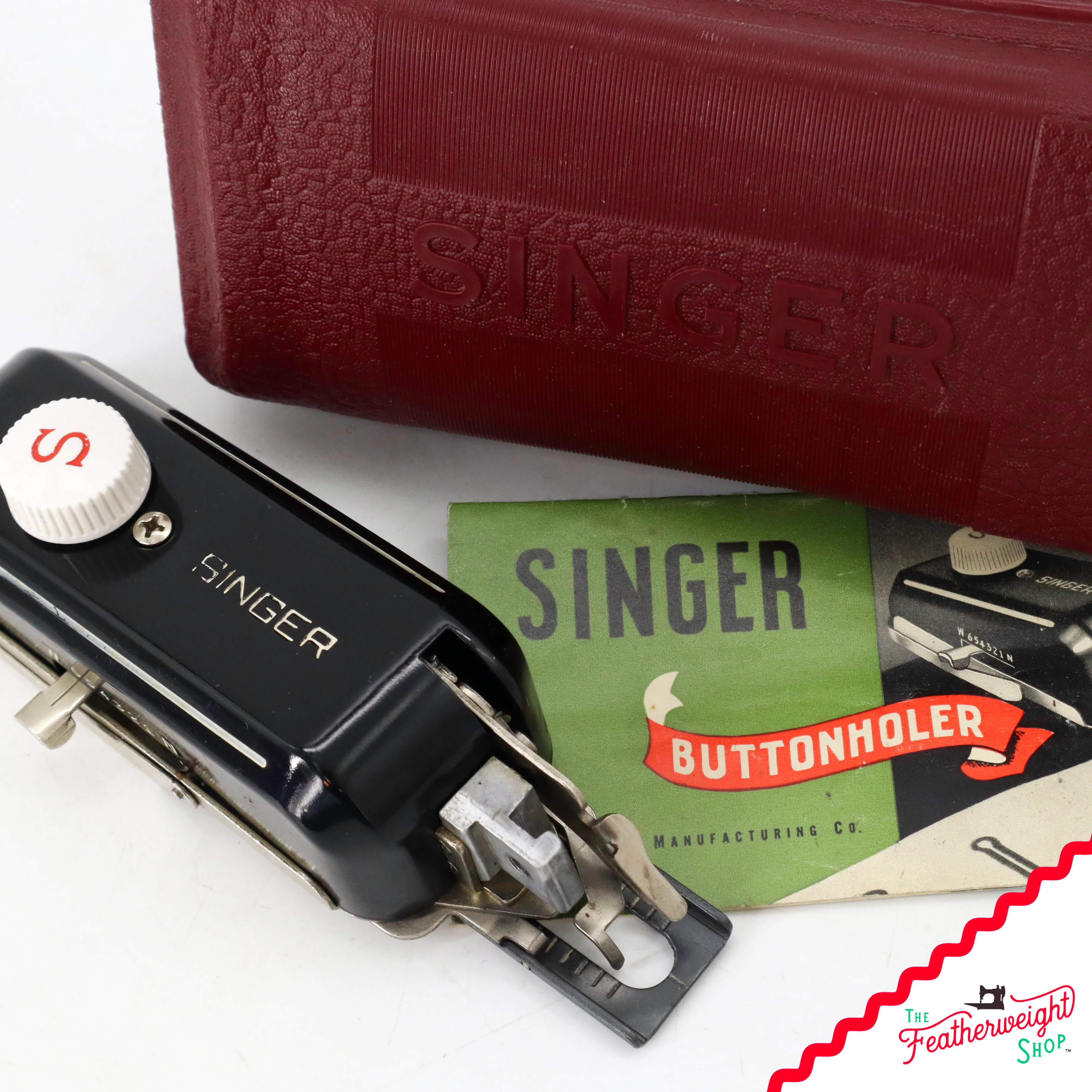 Buttonholer Attachment, Singer (Vintage Original) - SLANT SHANK - Image 3