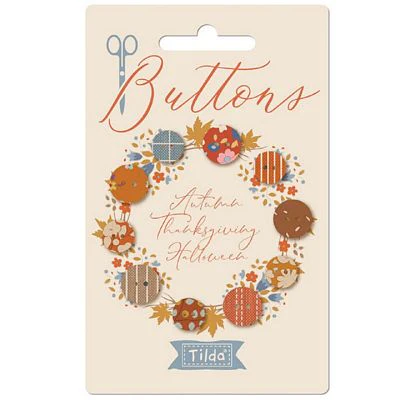 Buttons, Creating Memories AUTUMN by Tilda - 10 count - Image 4