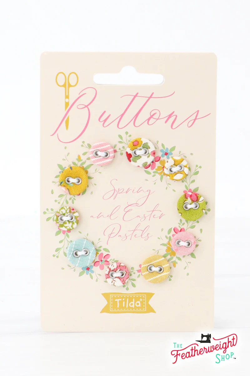 Buttons, Creating Memories SPRING by Tilda - 10 count