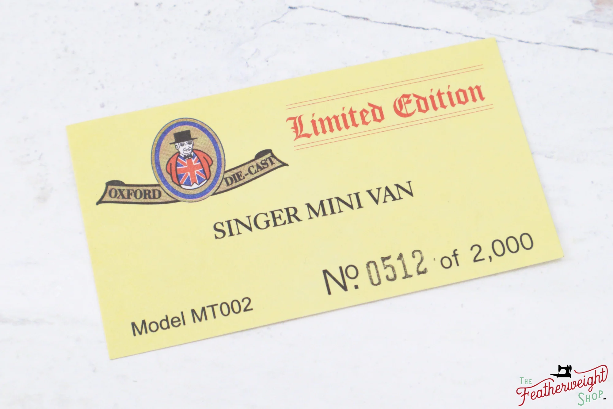 Car, Blue Die-Cast Mini Van - RARE, Singer - Image 3