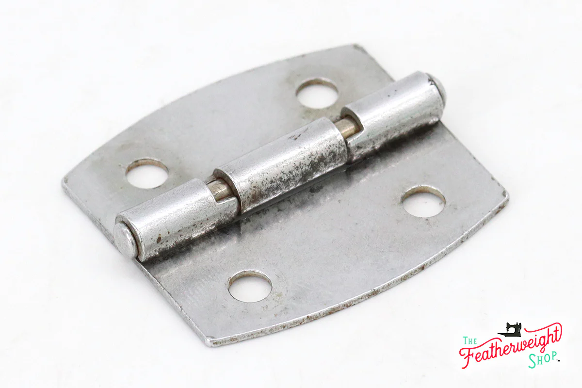 Case Hinge - Simple Top Curve, Singer (Vintage Original) + 4 Screws & Nuts - Image 3
