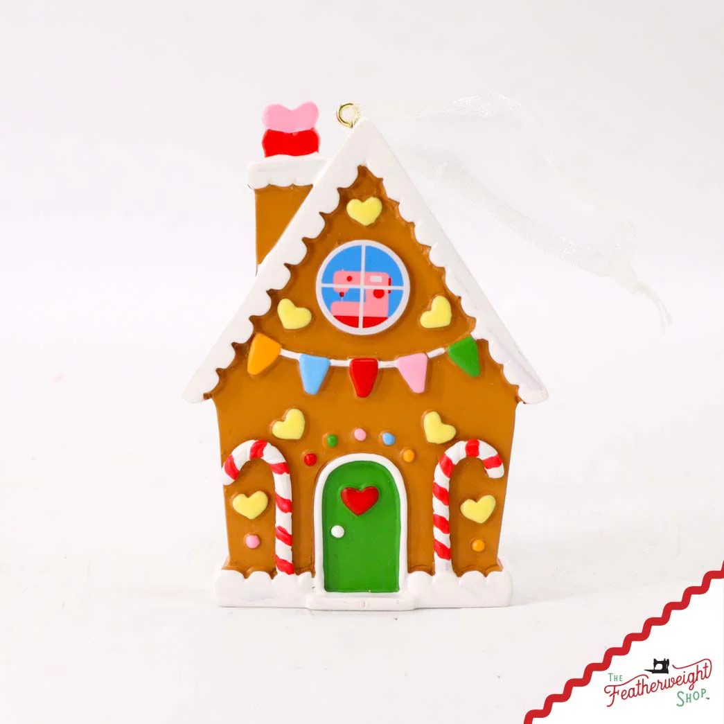 Christmas ORNAMENT, Sew Cute Gingerbread House by Cathe Holden - Image 3