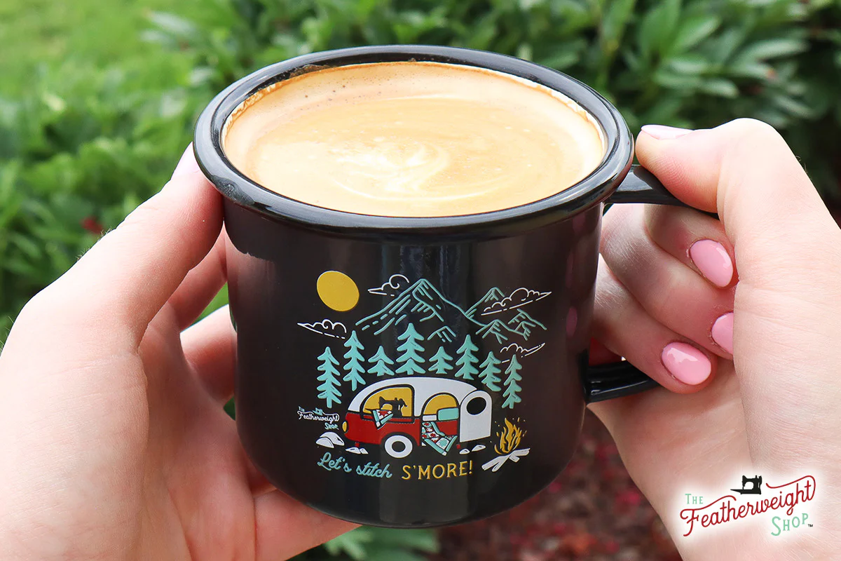 Coffee Camp Mug, Singer Featherweight - Image 2