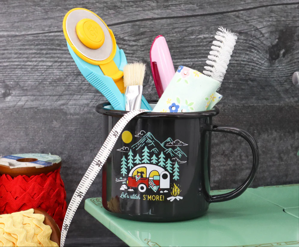 Coffee Camp Mug, Singer Featherweight - Image 4