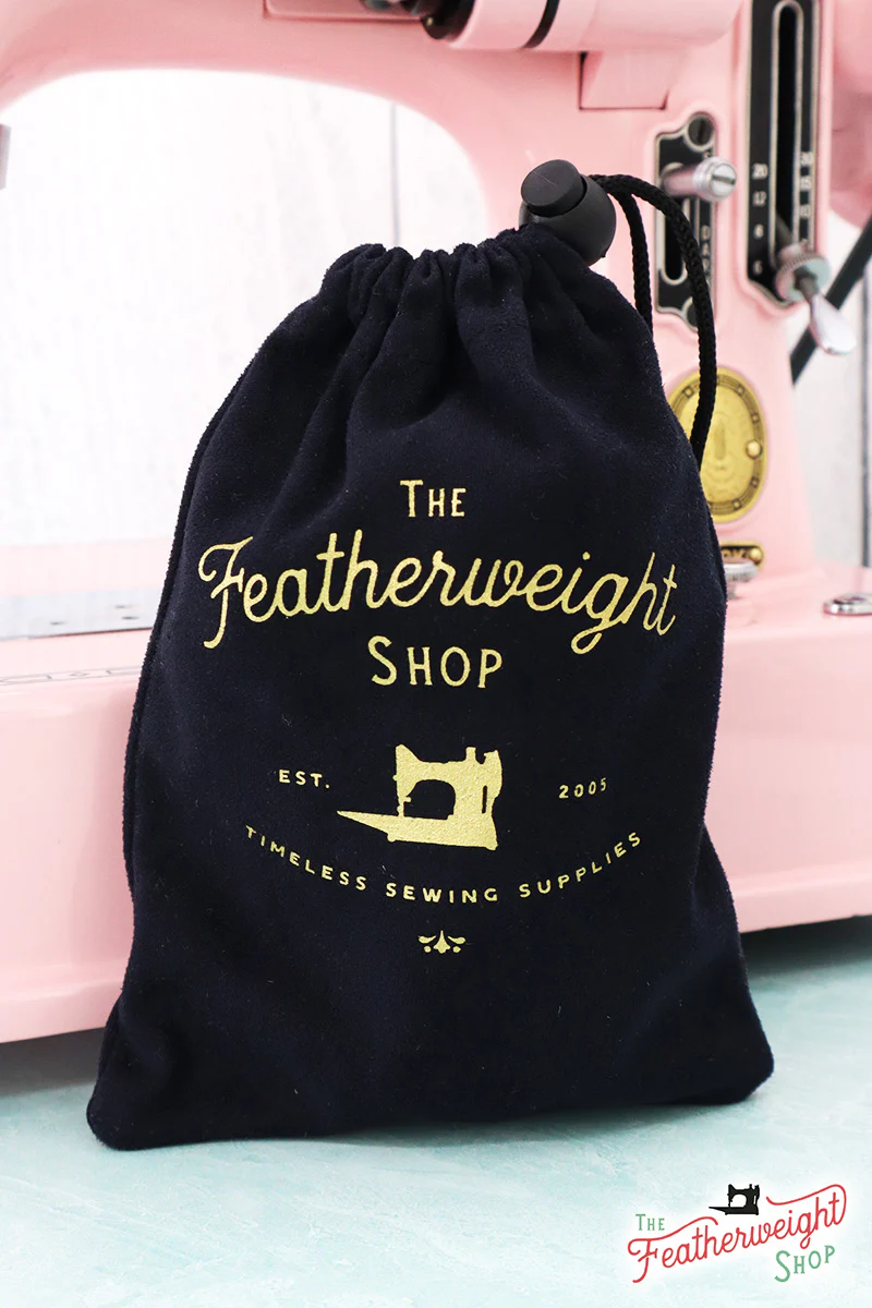 COMPLETE SET: Featherweight Accurate Seam Guide, Square, and Pocket Bag (BLACK) - Image 4