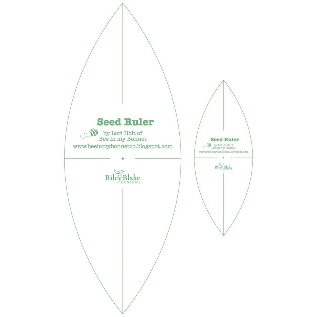 Cutting Ruler SET, Seed Ruler 4" & 8" by Lori Holt