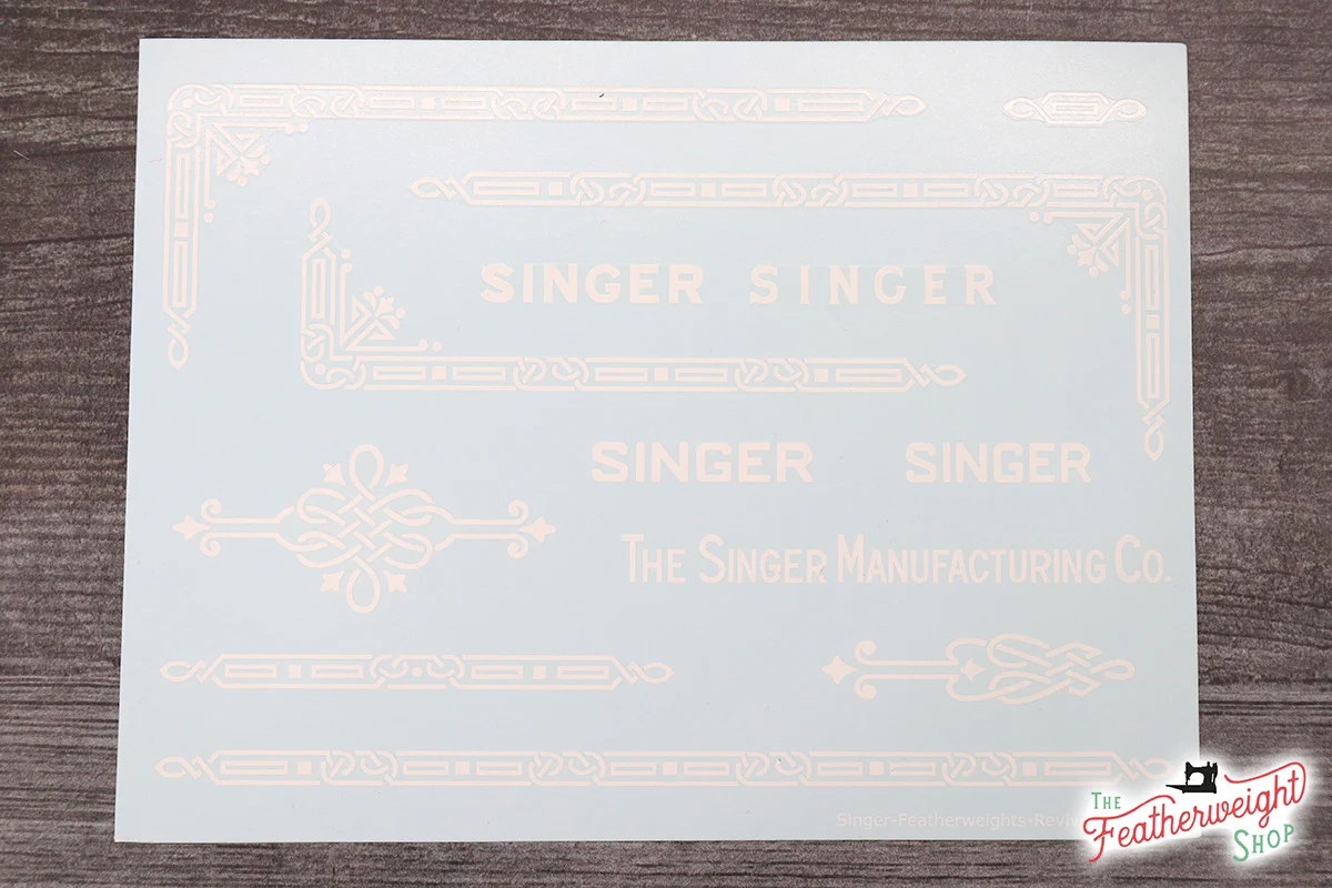 Decals, Celtic Knot Style for the Singer Featherweight 221, 221K Sewing Machine 1937-1953 - Image 12
