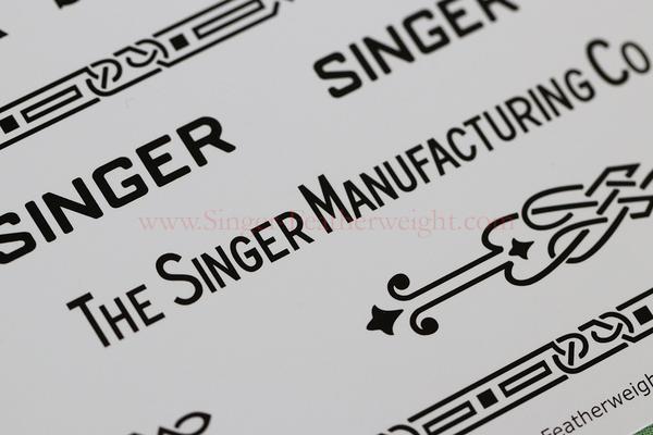 Decals, Celtic Knot Style for the Singer Featherweight 221, 221K Sewing Machine 1937-1953 - Image 8