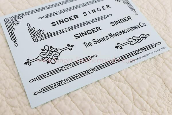 Decals, Celtic Knot Style for the Singer Featherweight 221, 221K Sewing Machine 1937-1953 - Image 9