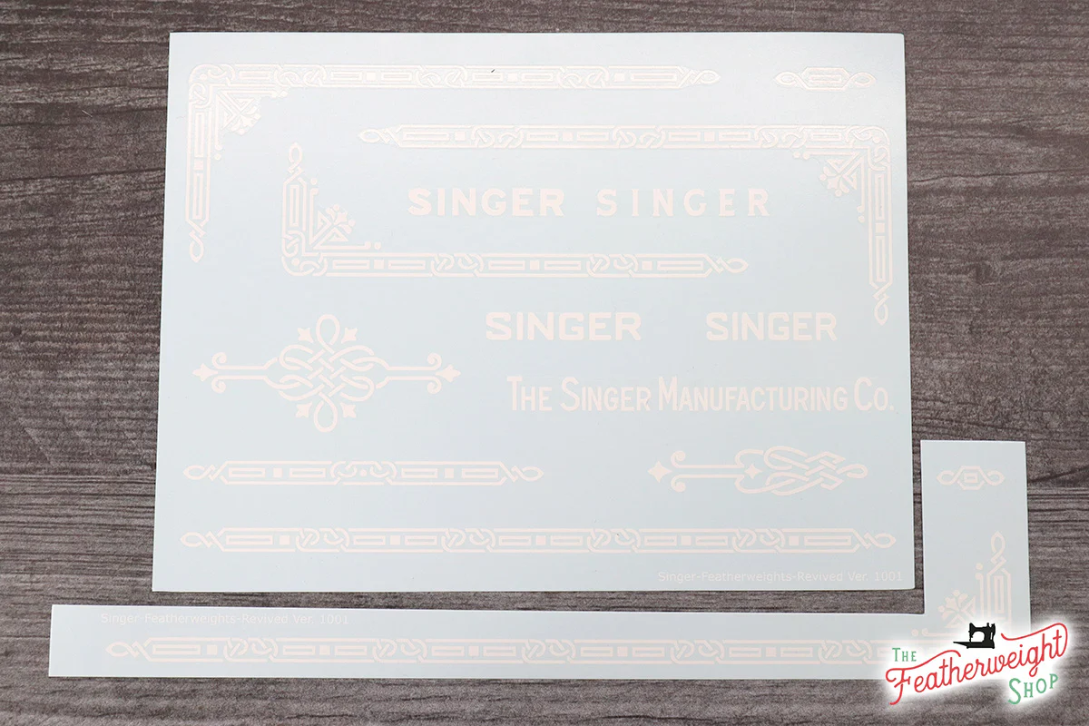 Decals, Celtic Knot Style for the Singer Featherweight 221, 221K Sewing Machine 1933-1937 - Image 10