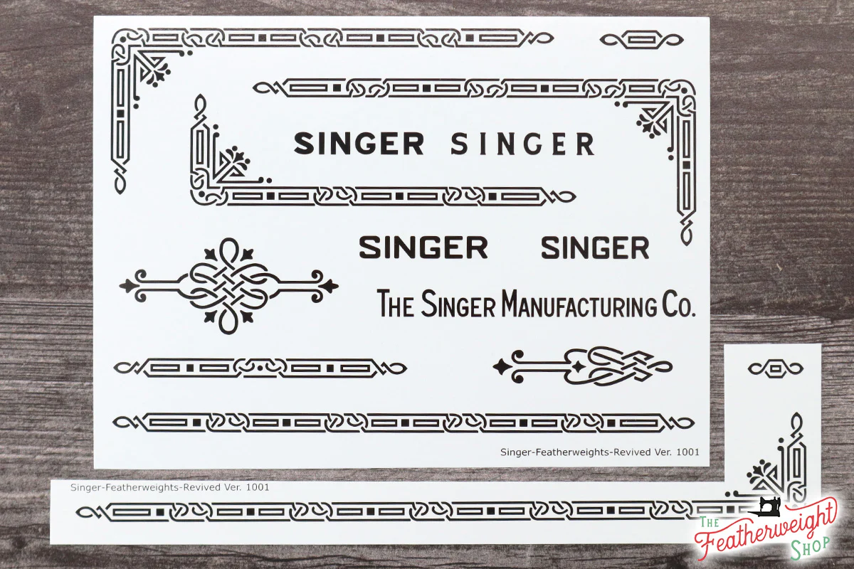 Decals, Celtic Knot Style for the Singer Featherweight 221, 221K Sewing Machine 1933-1937 - Image 13