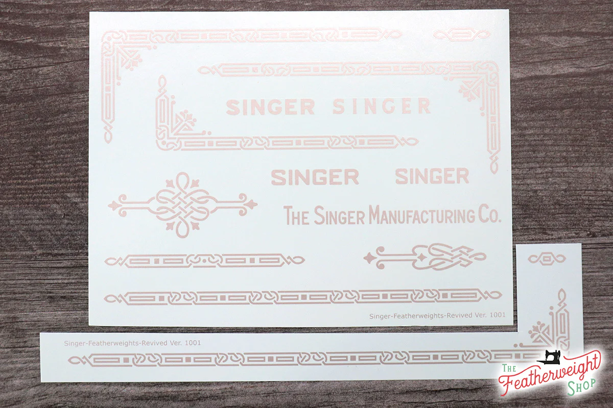Decals, Celtic Knot Style for the Singer Featherweight 221, 221K Sewing Machine 1933-1937 - Image 9