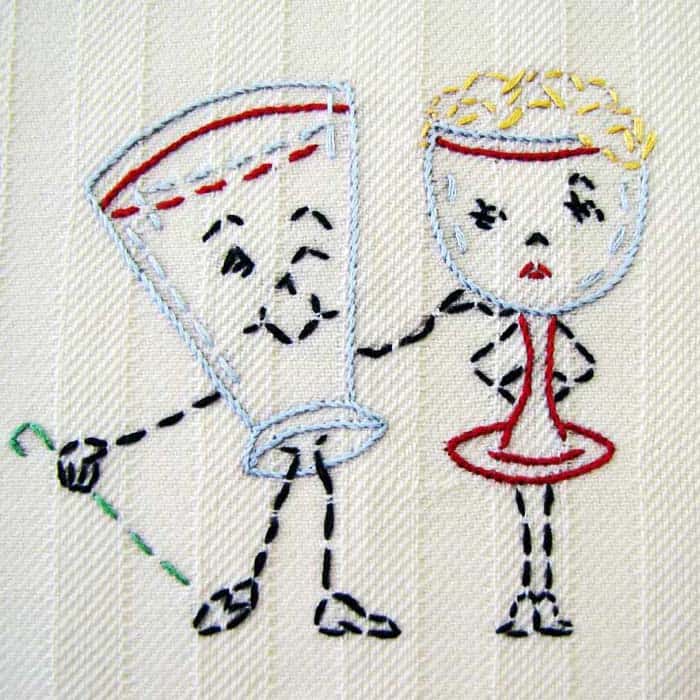Embroidery Iron-On Transfers, Vintage-Styled Kitchen Frolics - Image 2