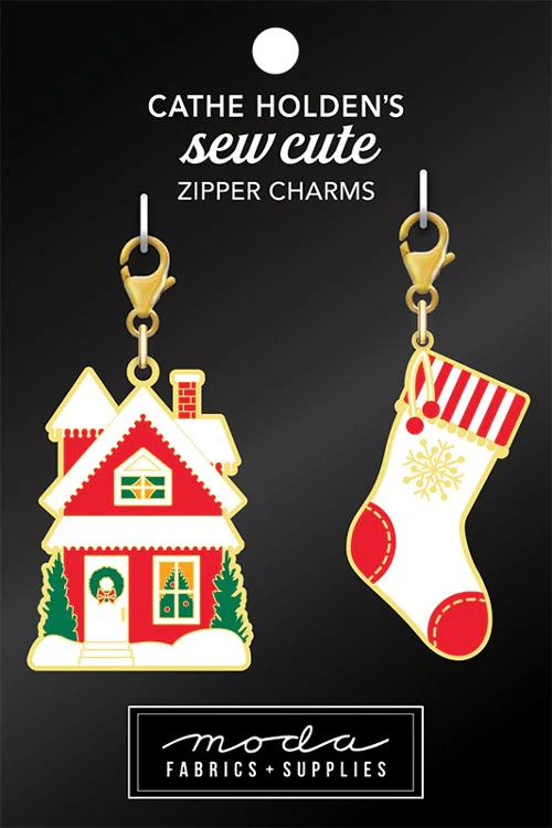 Enamel Charm Zipper Pull - HOME & STOCKING by Cathe Holden - Image 4