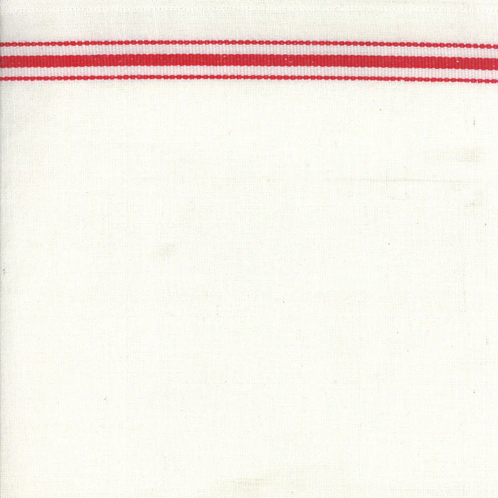 Fabric, 16-Inch Toweling by MODA - RED BORDER (by the yard)