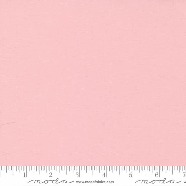 Fabric, Bella Solids by Moda - SISTERS PINK (by the yard)