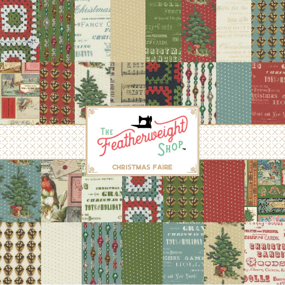 Fabric, Christmas Faire GARLAND EVERGREEN by Cathe Holden (by the yard) - Image 2